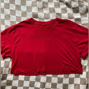 Lululemon All Yours Cropped Graphic T-shirt